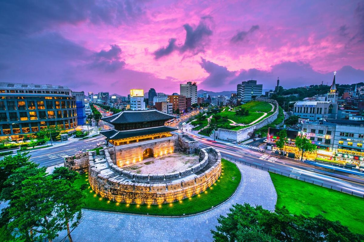 Templos y ciudad en Japón y Corea
